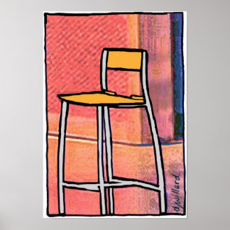 Poster Ce fauteuil vide