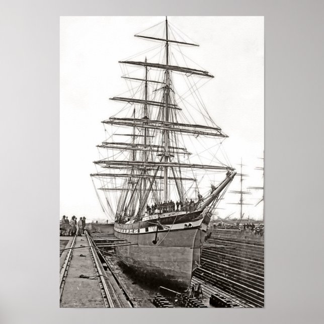 Poster Ce navire Talus 1892 (Devant)