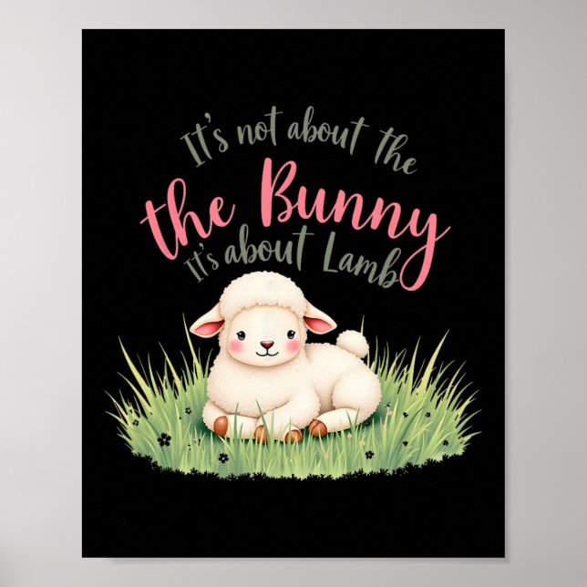 Poster Ce n'est pas à propos du lapin, c'est à propos de  (Devant)