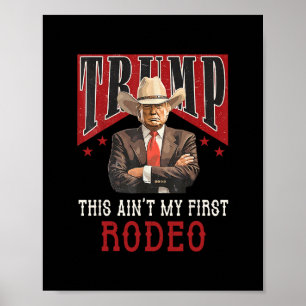 Poster Ce n'est pas ma première chemise de rodéo Western 