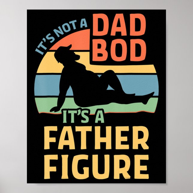 Poster Ce n'est pas un papa Bod C'est un père Figure (Devant)