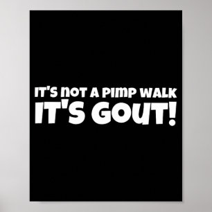 Poster Ce n'est pas une promenade Goutte Drôle Vieil Homm