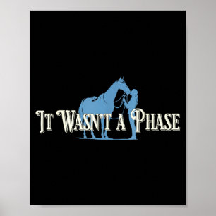 Poster Ce n'était pas une phase drôle amateur de chevaux