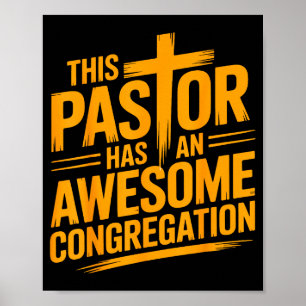 Poster Ce pasteur a une congrégation chrétienne géniale