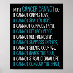 Poster Ce que le cancer ne peut pas faire Neuralgie Trige
