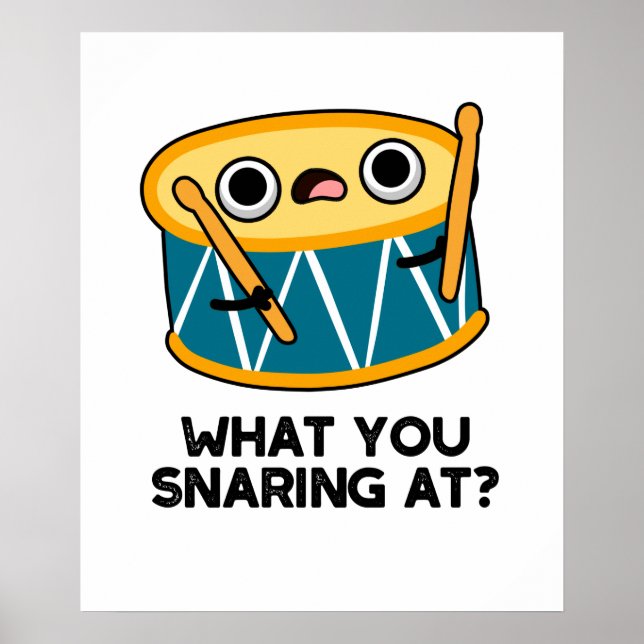 Poster Ce que vous chantez à Funny Drummer Drum Pun (Devant)