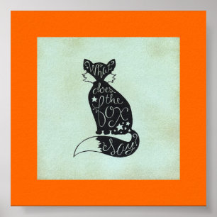 Poster Ce qui fait le Fox pour indiquer l'affiche