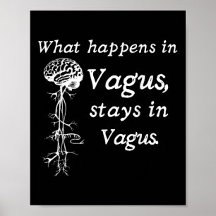 Poster Ce Qui Se Passe Dans Le Vage Reste Dans Le Système