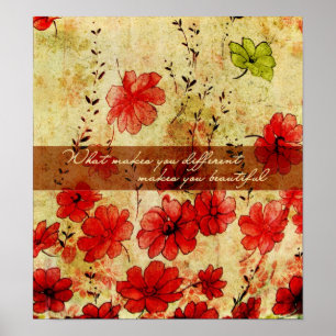 Poster Ce qui vous rend différents vous rend belle