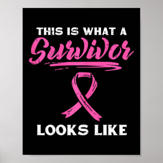 Poster Ce qu'Un Survivant Ressemble À Une Sensibilisation