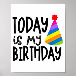 Poster Ceci dit que aujourd'hui est mon anniversaire - Co