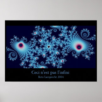 Poster Ceci n'est pas l'infini