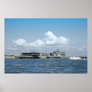 Poster Cedar Key Waterfront Print