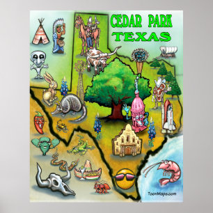 Poster Cedar Park Texas