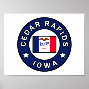 Poster Cedar Rapids Iowa