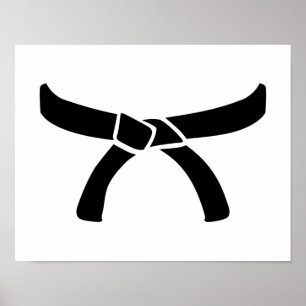 Poster Ceinture noire de judo
