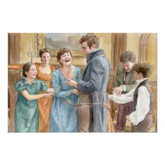 Poster Celebrating Mary and Tom's happiness 