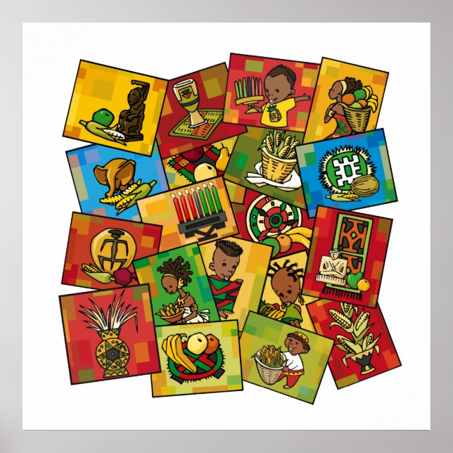 Poster Célébration de Kwanzaa (Devant)