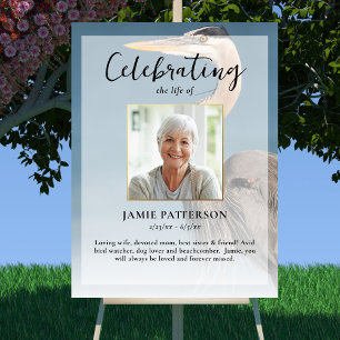 Poster Célébration de la vie de l'amoureux d'oiseaux Hero