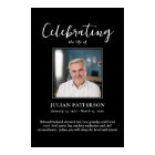 Célébration de la vie Grande photo Bienvenue funér