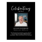 Célébration de la vie Grande photo Bienvenue funér