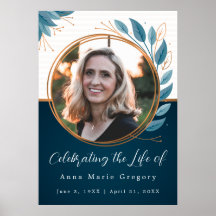 Célébration de la vie Photo de bronze Funérailles 