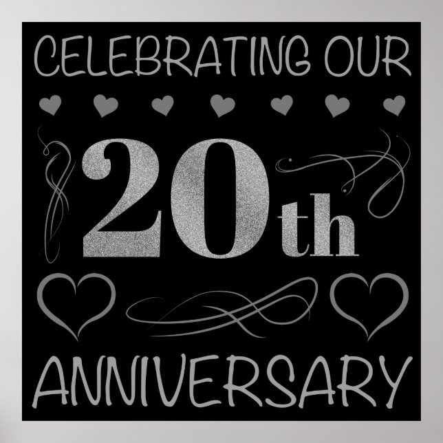 Poster Célébration de notre 20e anniversaire (Devant)