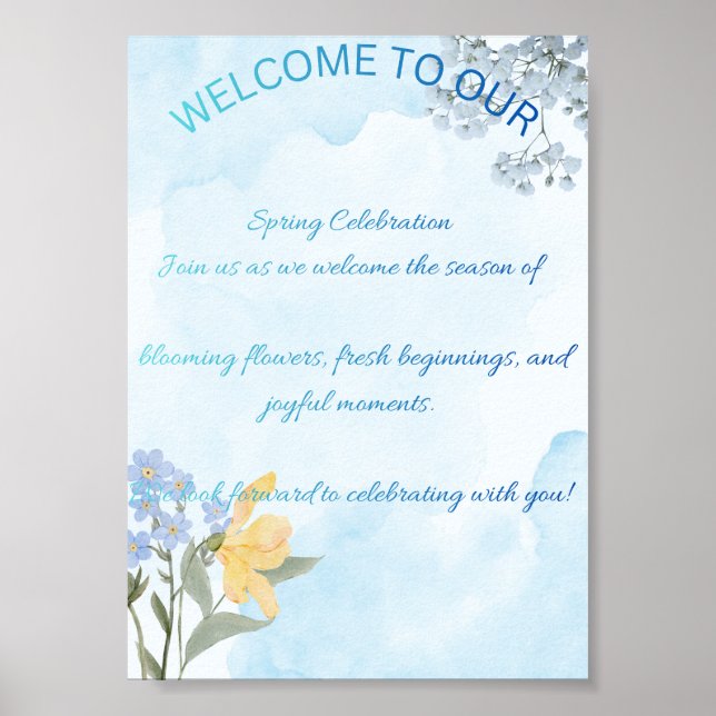 Poster Célébration de printemps (Devant)