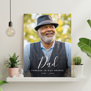 Poster Célébration de vie personnalisée et moderne pour d