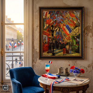 Poster Célébration du 14 juillet à Paris par Vincent van