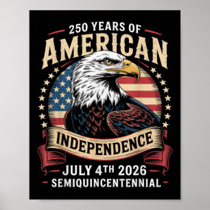 Poster Célébration du 250e anniversaire de l'Amérique 250