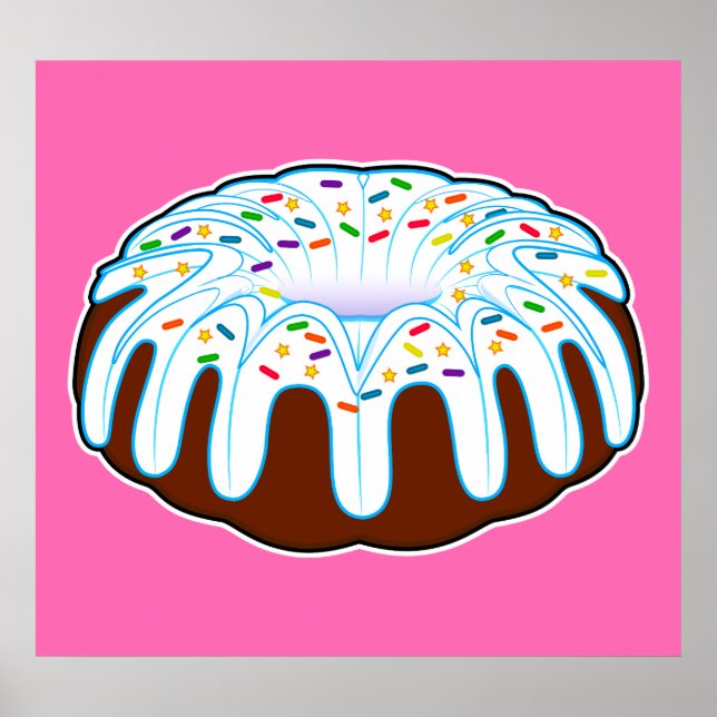 Poster Célébration du gâteau Bundt (Devant)