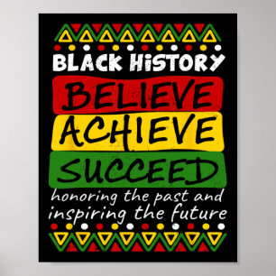 Poster Célébration du Mois de l'Histoire des Noirs Hérita