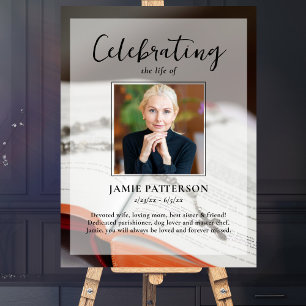 Poster Célébration religieuse de la vie Photo personnalis