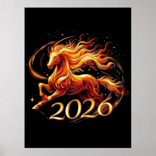 Poster Célébrations de l'Année chinoise du Cheval 2026