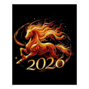 Poster Célébrations de l'Année chinoise du Cheval 2026