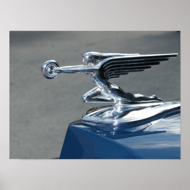 Poster Célèbre Vols Lady Voiture Ornament (Devant)