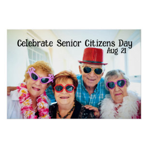 Poster Célébrer la Journée des seniors