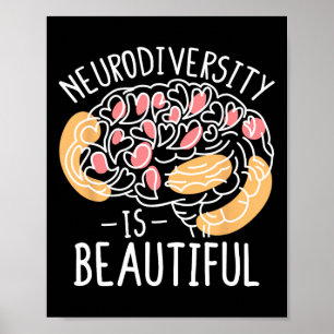 Poster Célébrer la neurodiversité est magnifique