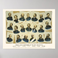 Célèbres commandants de l'Union 1884