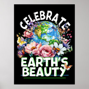 Poster Célébrons la beauté de la Terre, les Jours des ter