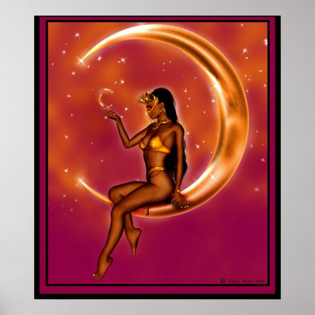 Poster Céleste- art de Karice Danae (Devant)
