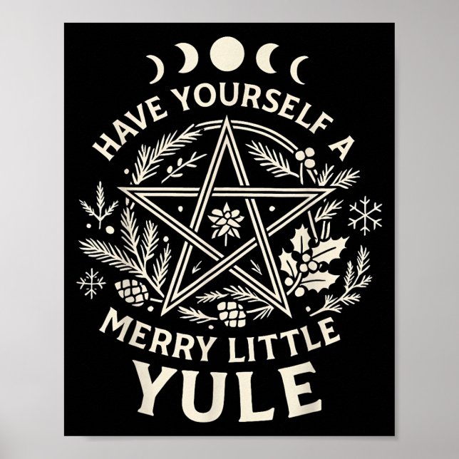 Poster Celestial Have Yourself A Merry Little Solstice Yu (Devant)