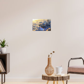 Poster Celestial Haven: The Floating Citadel