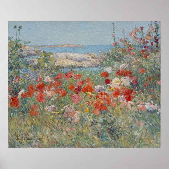 Poster Celia Thaxter's Garden, Iles de Shoals, Maine (Devant)
