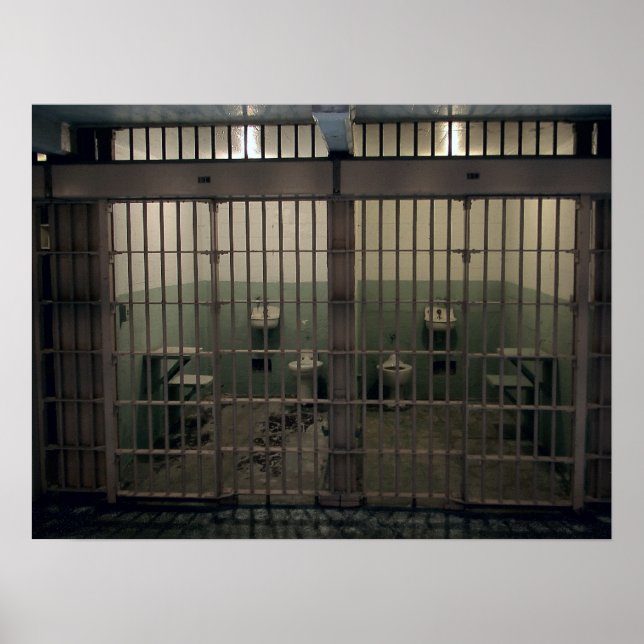 Poster CELLULES au BLOC CELLULAIRE PRINCIPAL à ALCATRAZ (Devant)