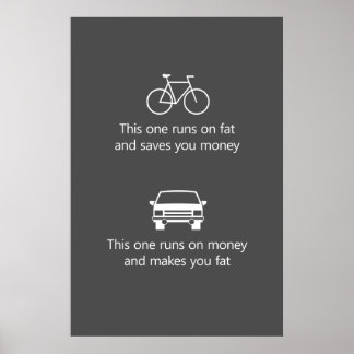 Poster Celui-ci est gras et vous fait économiser de l'arg