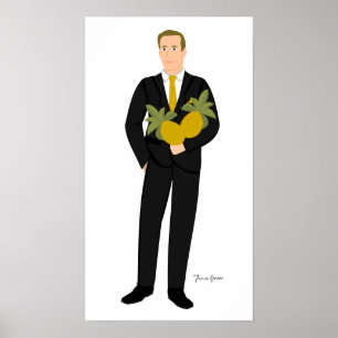 Poster Celui qui aime les ananas