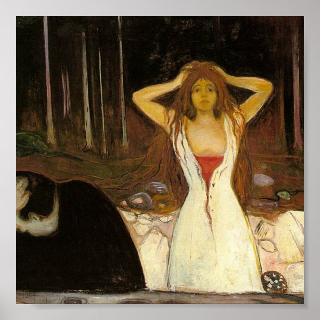 Poster Cendres par Munch Print (Devant)