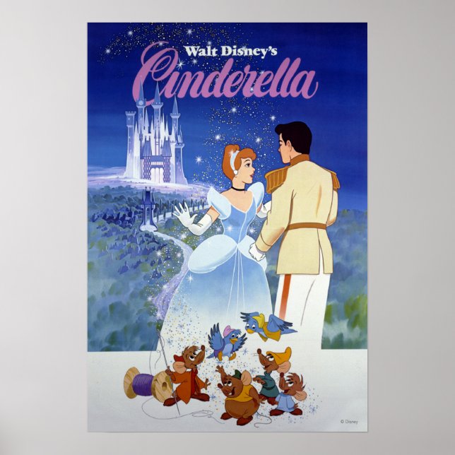 Poster Cendrillon avec Prince (Devant)